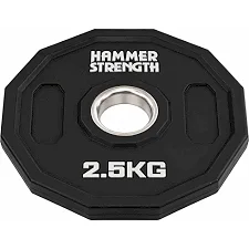 Блины диски полиуретановые 2 Handle металлическая втулка HAMMER STRENGHT TA-9986-2_5 (Черный)