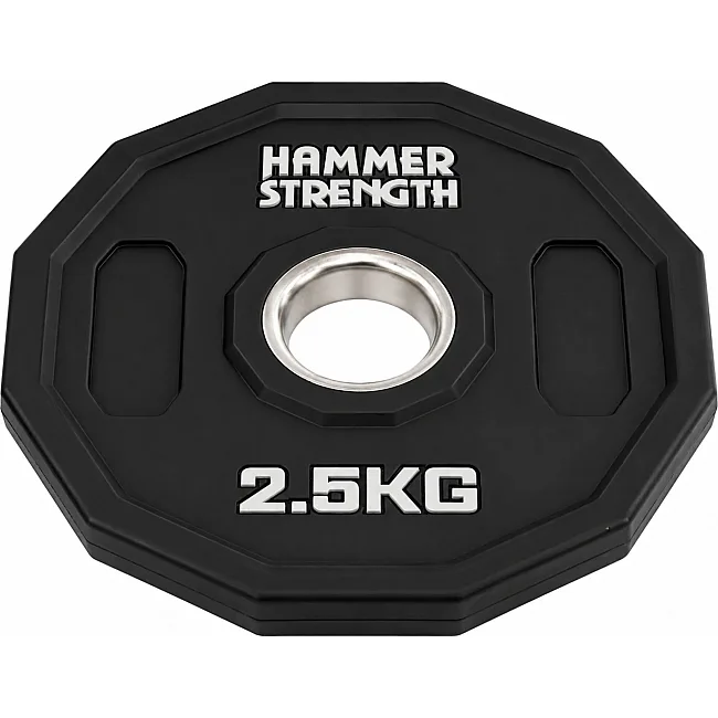 Млинці диски поліуретанові 2 Handle металева втулка HAMMER STRENGHT TA-9986-2_5 (Чорний)
