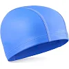 Шапочка для бассейна текстильная с покрытием PU SP-SPORT PL-7652 (Разные цвета)