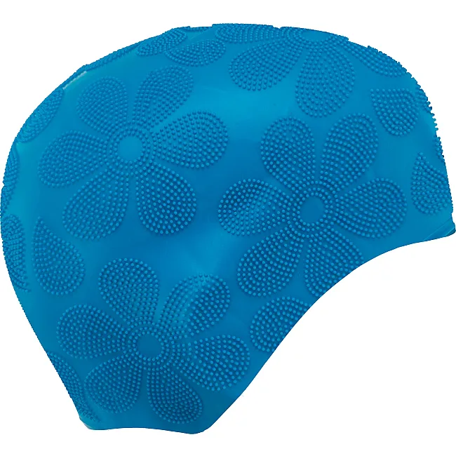 Шапочка для бассейна силиконовая на длинные волосы SP-SPORT ACTIFY FLOWER PL-0785 (Белый)