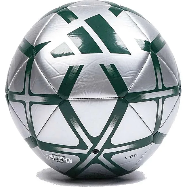 Футбольний м'яч ADIDAS STARLANCER CLB сріблястий, зелений