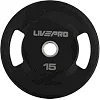 Блины диски полиуретановые 2 Handle металлическая втулка LiveUp LP8337-15 ø51мм 15кг