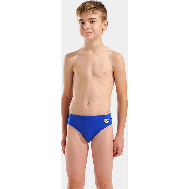 Плавки-сліпи для хлопчиків Arena BRIGHT SWIM BRIEFS синій, жовтий (для дітей)