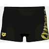 Плавки-шорты для мальчиков Arena GRAPHIC SWIM SHORT черный, желтый (для детей)