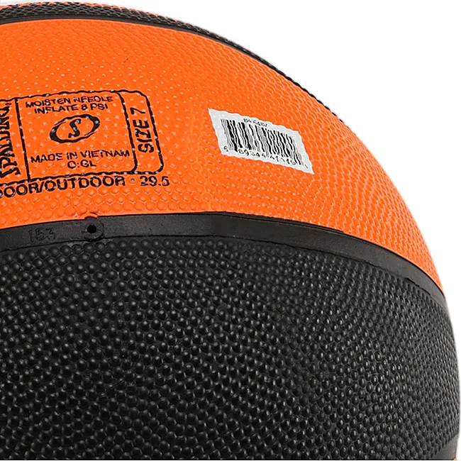 Баскетбольный мяч резиновый SPALDING STREET LAYUP 84548Z (Оранжевый-черный)