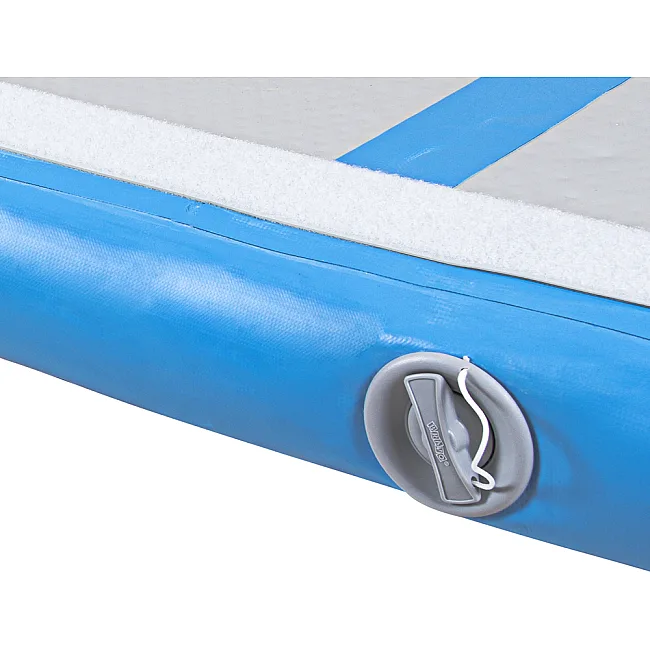 Килимок надувний Airtrack inSPORTline Airstunt 400x100x10 см, білий