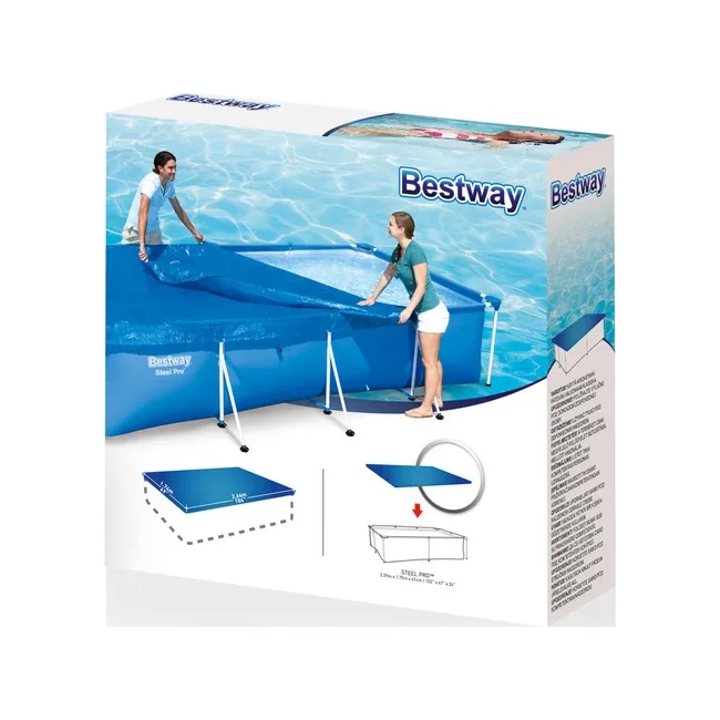 Накрытие для каркасного бассейна Bestway 58105 259 x 170 см