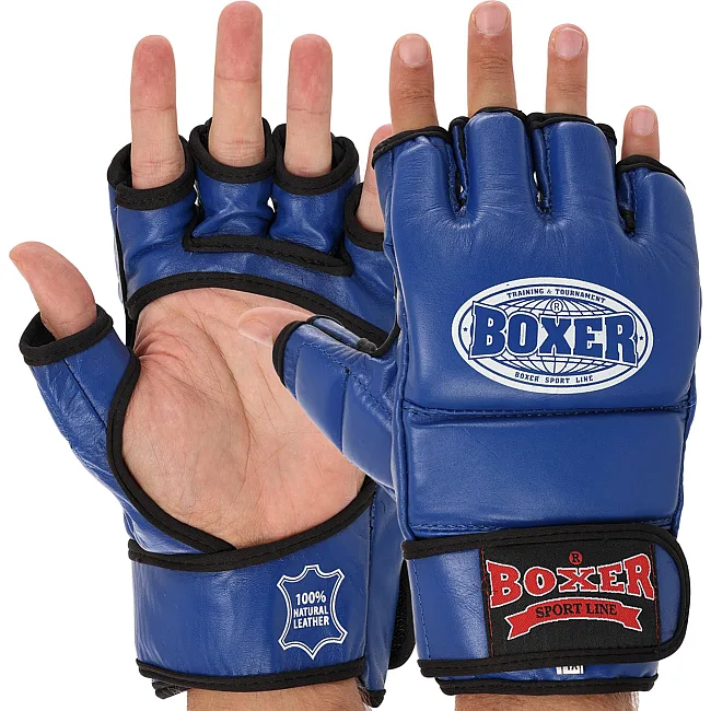 Перчатки для ММА BOXER 5020 (Красный)