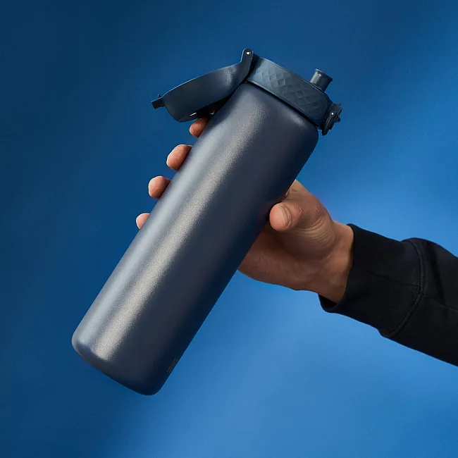 Бутылка для воды металлическая вакуумная ION8 920 мл. Vacuum Insulated, Ash Navy