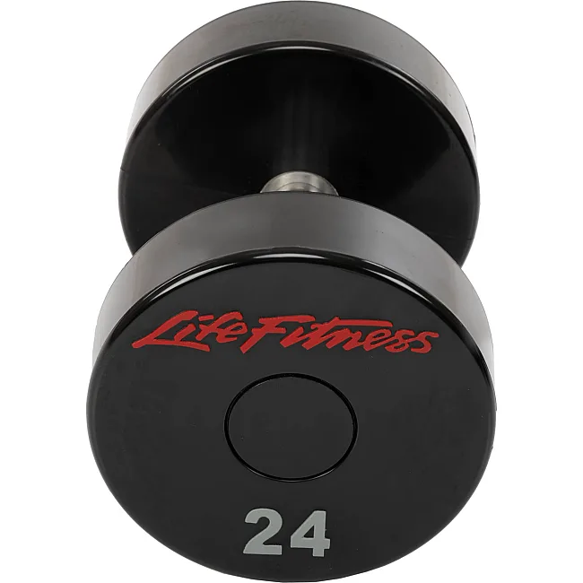 Гантель професійна
 з поліуретановим покриттям LIFE FITNESS SC-80081-24 1шт 24кг