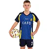 Дитяча футбольна форма із символікою футбольного AL NASSR RONALDO 7 гостьова 2025 SP-SPORT CO-4656