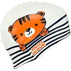 Шапочка для бассейна
 силиконовая юниорская MADWAVE
 Junior TIGER M057315 (Белый)