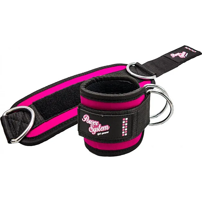 Манжеты на лодыжку POWER SYSTEM PS-3450 Gym Babe Pink