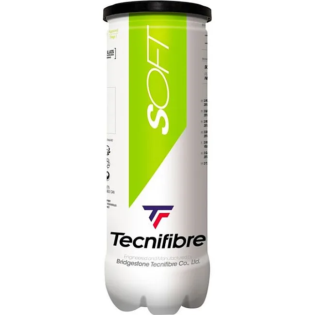 М'ячі для тенісу Tecnifibre Soft (75%) 3В