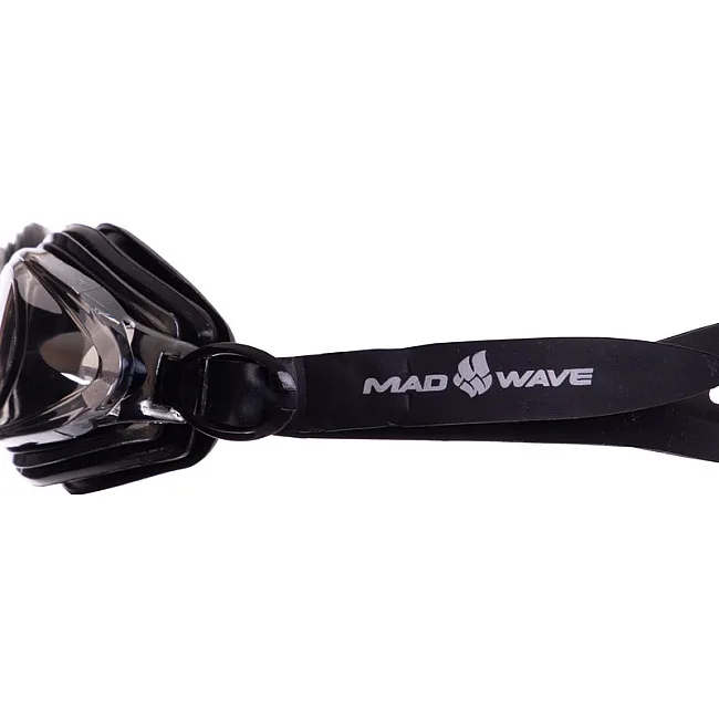 Очки для плавания взрослые
 MADWAVE
 TECHNO MIRROR II M042803 (Черный)
