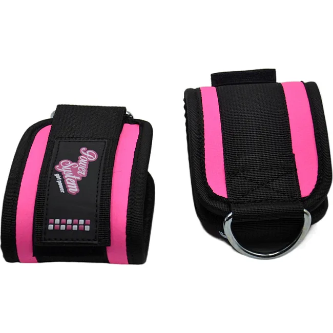 Манжеты на лодыжку POWER SYSTEM PS-3450 Gym Babe Pink