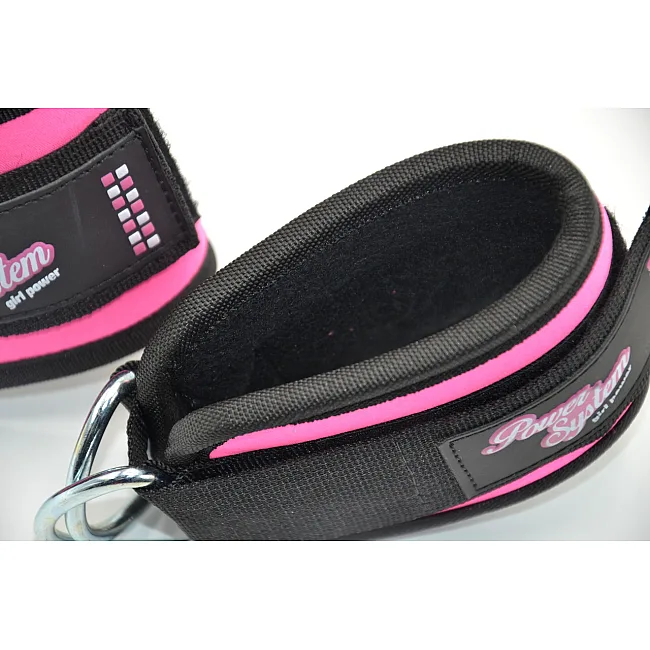 Манжеты на лодыжку POWER SYSTEM PS-3450 Gym Babe Pink