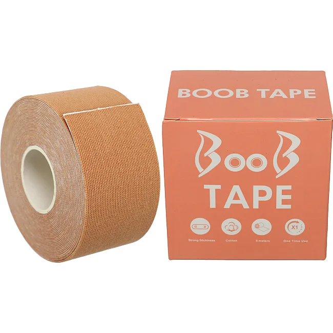 Кинезио тейп для тейпирования груди Kinesio tape BOOB SP-SPORT
 BC-1093-3_8
 3,8смх5м