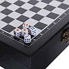 Набор настольных игр в деревянном кейсе 2 в 1 шахматы покер SP-SPORT
 W2624
 24x24х7см (Коричневый)