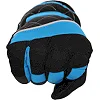 Перчатки лыжные детские зимние LUCKYLOONG C-7133 (Черный-голубой)