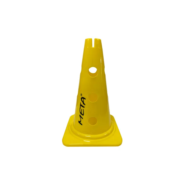 Конус для шестов и колец META Training Cone with Holes &amp; Slit желтый 30 см