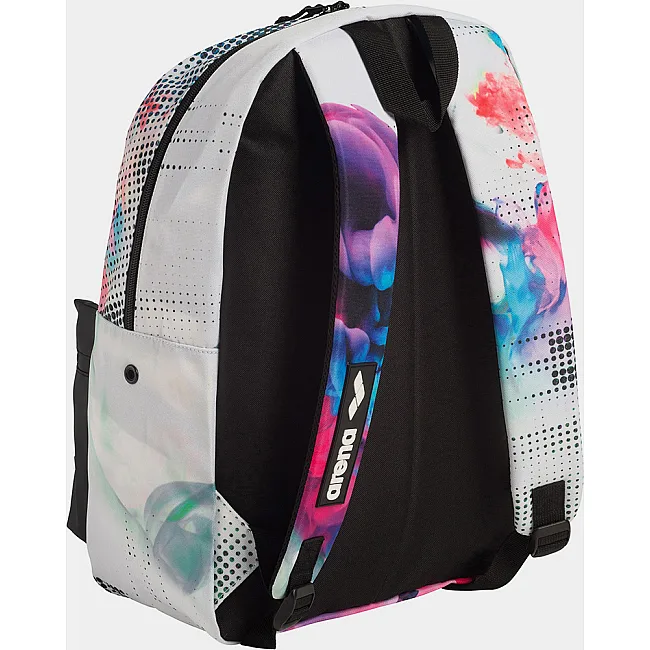 Спортивный рюкзак Arena TEAM BACKPACK 30 ALLOVER 30L черный, белый, голубой 54x36x27 см