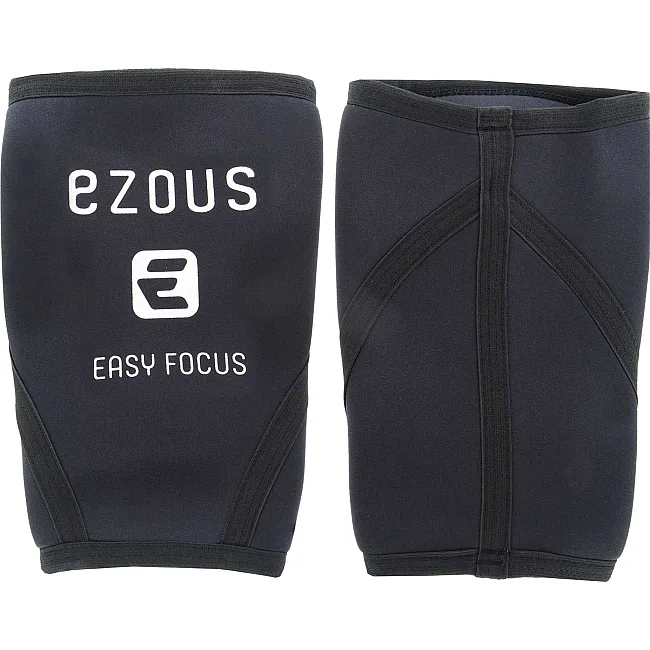 Наколенники для приседа и пауэрлфтинга 2штуки SQUAT KNEECAP EZOUS A-02 (Черный)