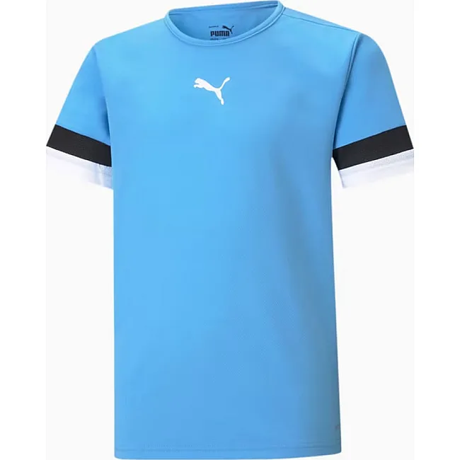 Детская футболка Puma teamRISE Jersey Jr голубой