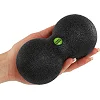 Мяч массажный двойной для МФР и самомассажа Duoball MADWAVE
 M139116101W ø8см (Черный)