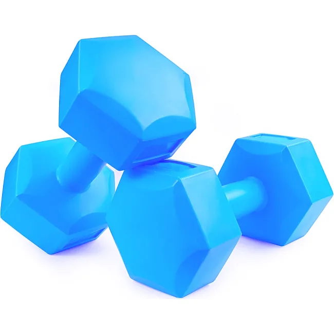Гантели композитные POWERPLAY 4124 Hercules 2*3 кг. Синие (пара – 2шт.)