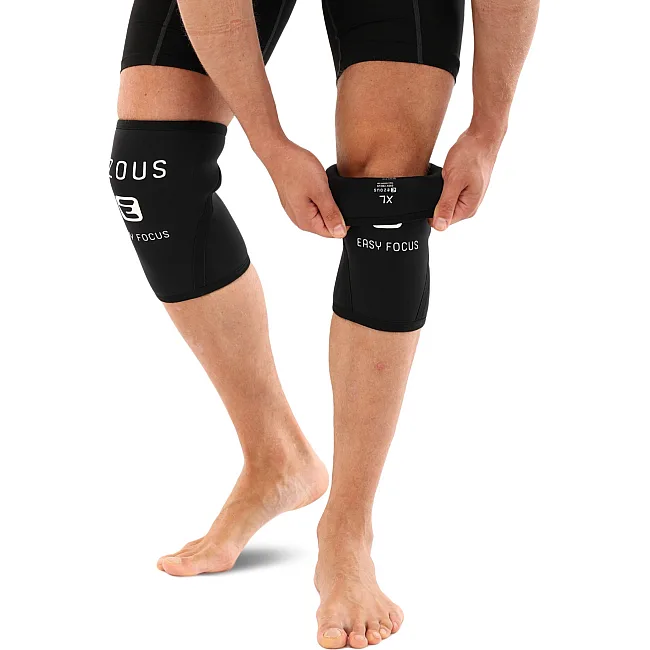 Наколенники для приседа и пауэрлфтинга 2штуки SQUAT KNEECAP EZOUS A-02 (Черный)