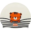 Шапочка для бассейна силиконовая юниорская MADWAVE Junior TIGER M057315 (Белый)