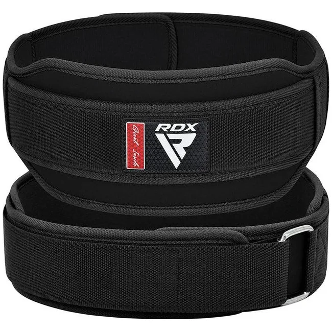 Пояс для важкої атлетики RDX RX5 Double Belt неопреновий Black