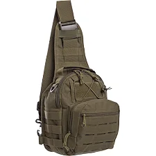 Сумка-слинг тактическая SILVER KNIGHT YQS-099 30x23x15см 10л (Оливковый)