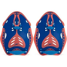 Лопатки для плавания Speedo BIOFUSE POWER PADDLE AU синий, оранжевый L