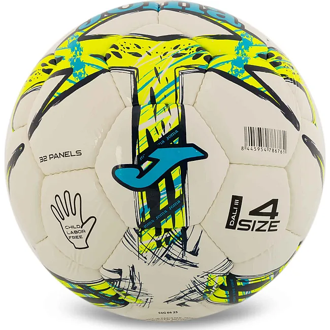 Футбольный мяч
 JOMA
 DALI II 401412-216-T4 №4 TPU (Белый-желтый)