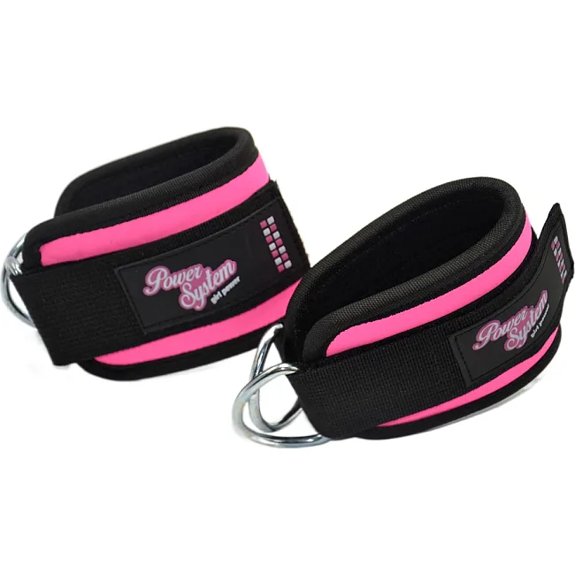 Манжеты на лодыжку POWER SYSTEM PS-3450 Gym Babe Pink