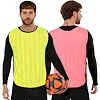 Манишка спортивная игровая двусторонняя с резинкой SP-SPORT CO-0792 (Лимонный-розовый)