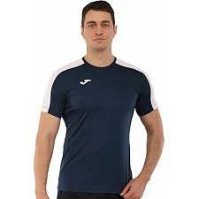 Футболка чоловіча JOMA ACADEMY III 101656-332 4XS-3XL (Темно-синій-білий)