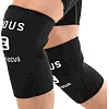 Наколенники для приседа и пауэрлфтинга 2штуки SQUAT KNEECAP EZOUS A-02 (Черный)