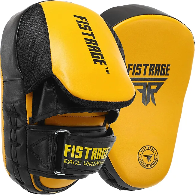 Лапа боксерская изогнутая тренировочная FLEX FISTRAGE VL-8320 26x19x5см 2штуки