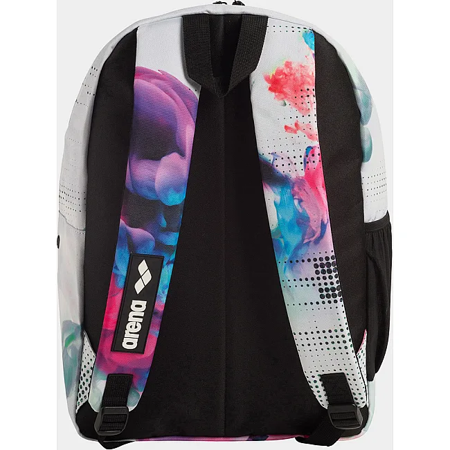 Спортивный рюкзак Arena TEAM BACKPACK 30 ALLOVER 30L черный, белый, голубой 54x36x27 см