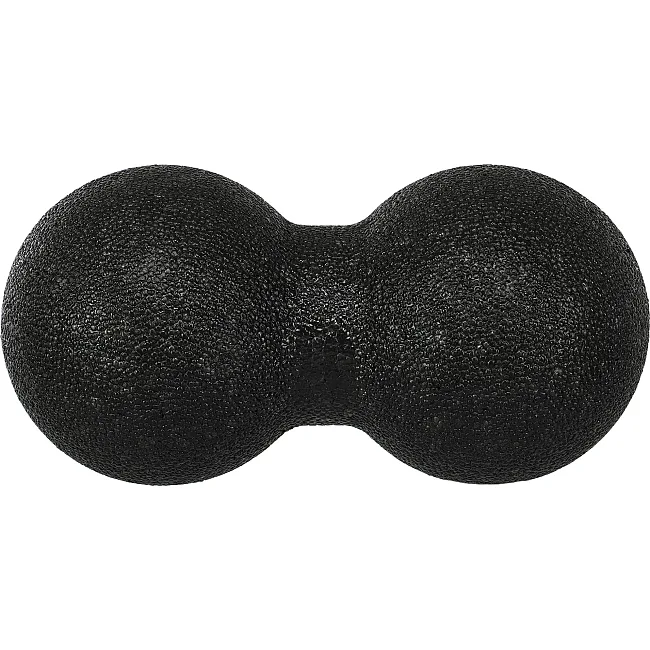 Мяч массажный двойной для МФР и самомассажа Duoball MADWAVE
 M139116101W ø8см (Черный)
