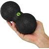 Мяч массажный двойной для МФР и самомассажа Duoball MADWAVE
 M139116101W ø8см (Черный)