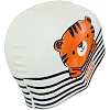 Шапочка для бассейна
 силиконовая юниорская MADWAVE
 Junior TIGER M057315 (Белый)