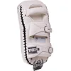 Тай-пэды ударные для тайского бокса Муай Тай изогнутые с ремнями и ручкой кожа TOP KING Extreme TKKPE-BU-M 2шт (Синий)