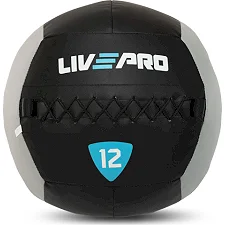 Мяч набивной медицинский для кроссфита WALL BALL LiveUp LP8100-12 12кг