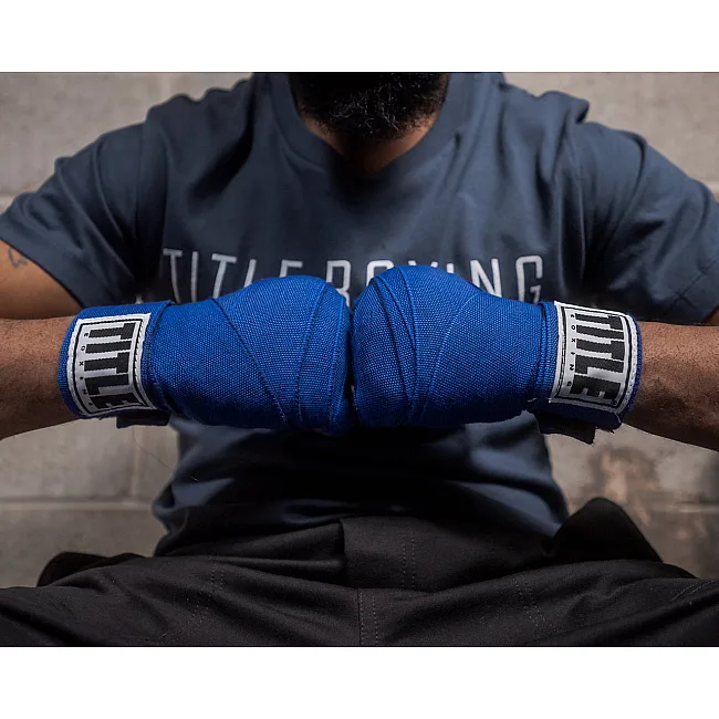 Бинты для бокса TITLE Boxing Select 180" Semi Elastic Mexican Royal (4.5м.)