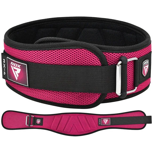 Пояс для тяжелой атлетики RDX RX4 EVA Curve неопреновый PINK