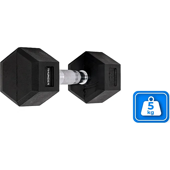 Гантель шестигранна THUNDER 5 кг (1шт)
